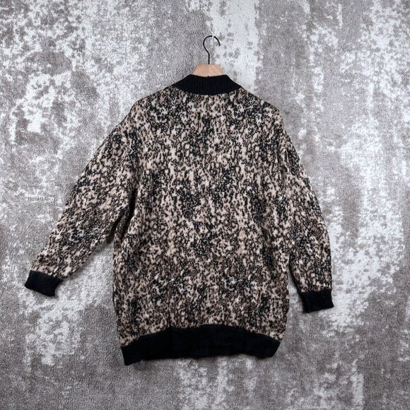 The Kooples Cardigan 2 / US Medium Womens Brown Mohair Button Front Knit - Picture 2 of 8